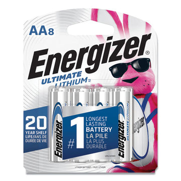 Energizer® Ultimate Lithium Aa Batteries, 1.5 V, 8-pack freeshipping - TVN Wholesale